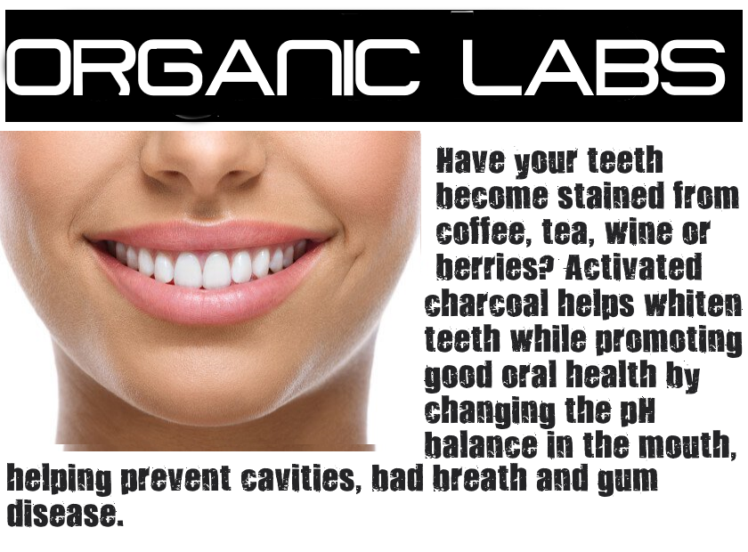 Organic Labs Activated Charcoal Teeth Whitening Set
